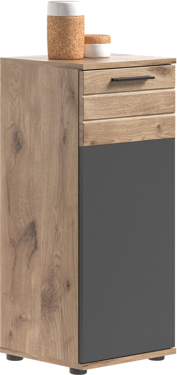 xonox.home badkamer-staande kast Mason Nox Oak 37 x 87 x 34 cm