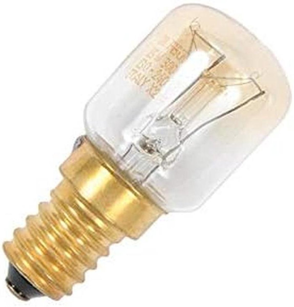 Ovenlamp E14 Lamp voor Oven Koken in Oven Hittebestendig 25 Watt Transparant