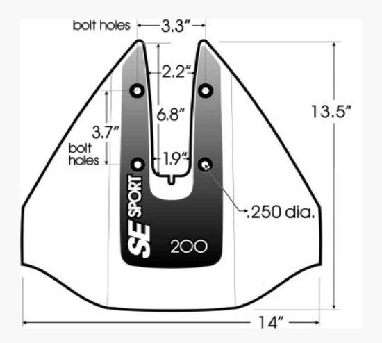 Stabilisatie Vlakken - Hydrofoil Boot - Brandstof Besparen - Planeren bij Laag Toerental - 40 V - Grijs — afbeelding 2