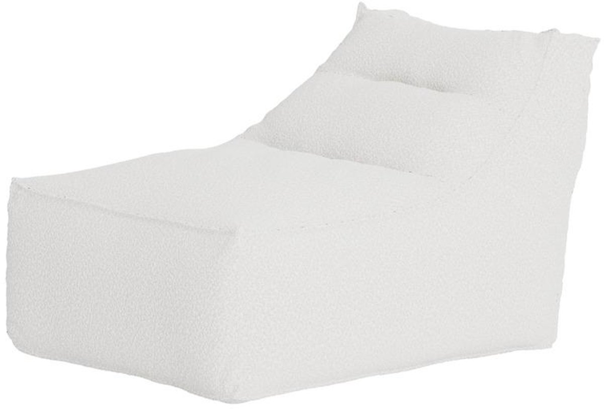 Svea - Sammy ligbed stof - 118x94x83 cm - wit bouclé