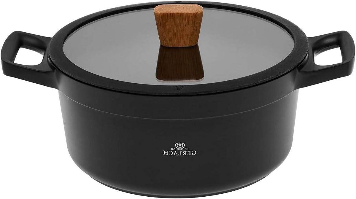 Ovenschaal - Kookpot - Gezond Koken - Keramische Coating - 2.1 Liter - Zwart