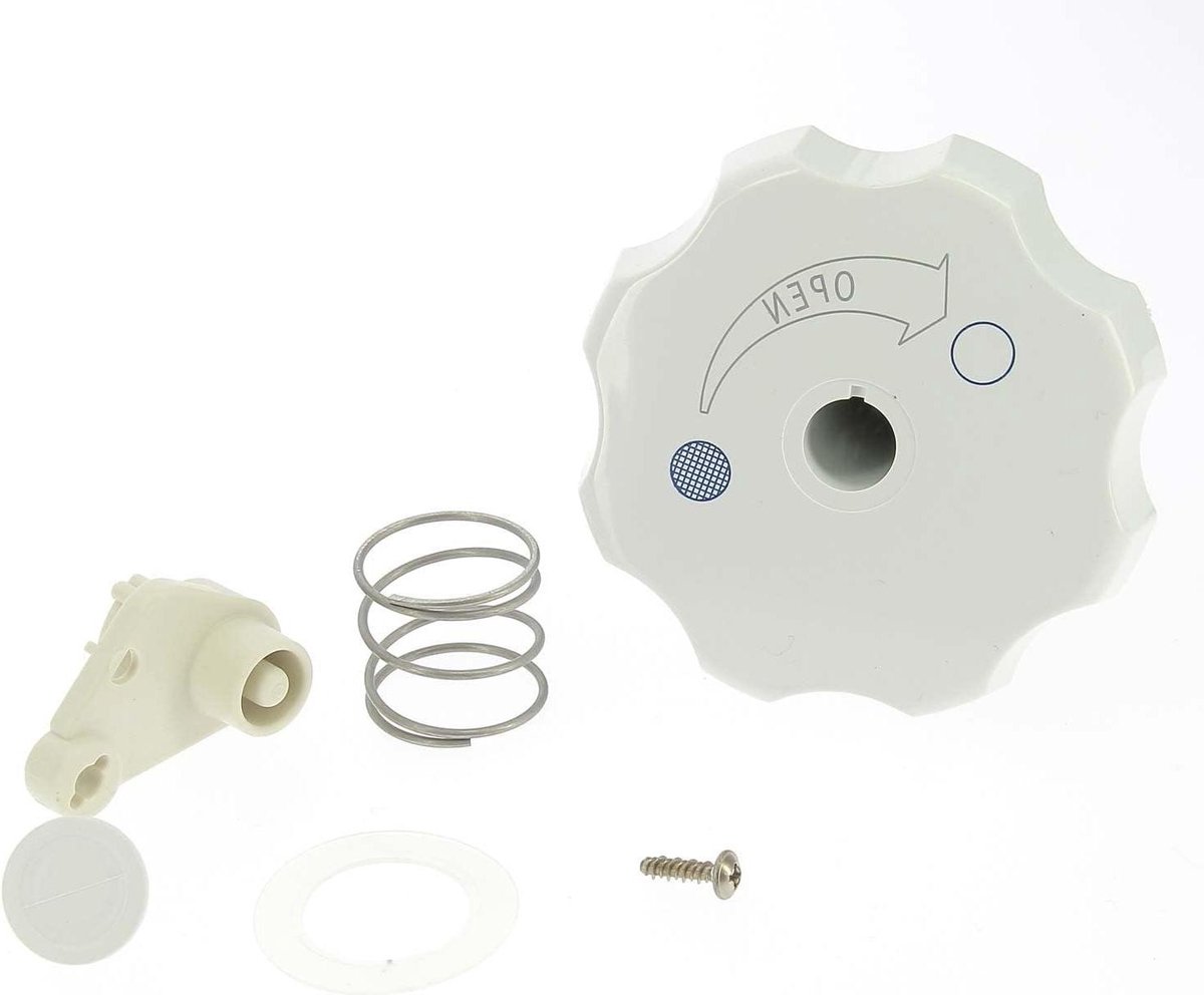 Spoelknop Toilet - Knop Toilet - Toilet Onderhoud - Origineel Onderdeel - 1 Centiliter - Wit