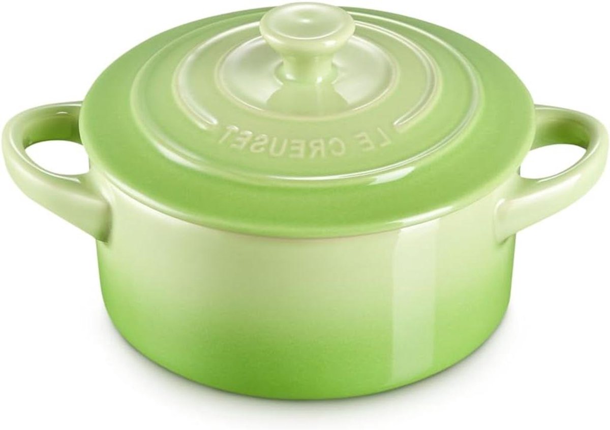 Ronde Casserole - Ovenschaal Pot - Koken en Bakken - Met Deksel - 227 ml - Palm Groen