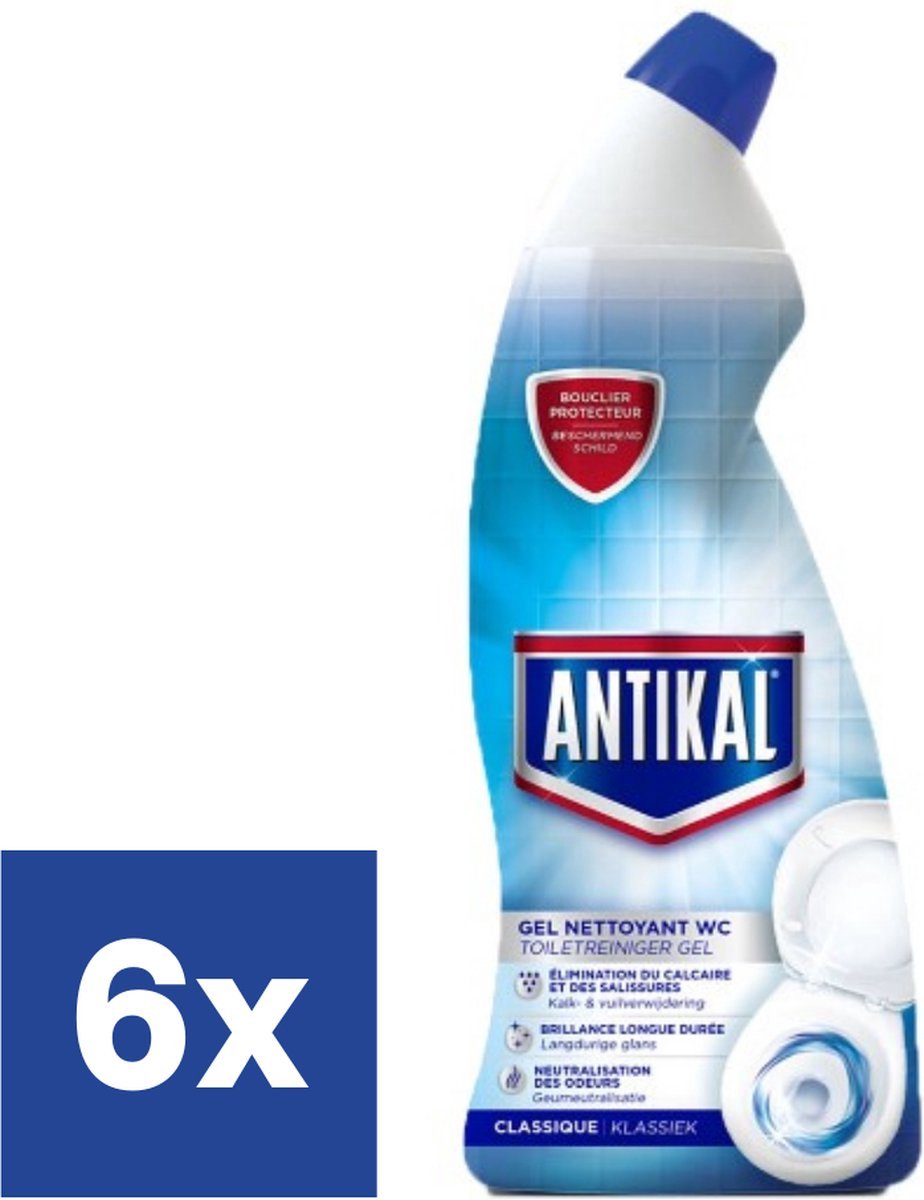 Antikal Classic Toiletreiniger - 6 x 750 ml