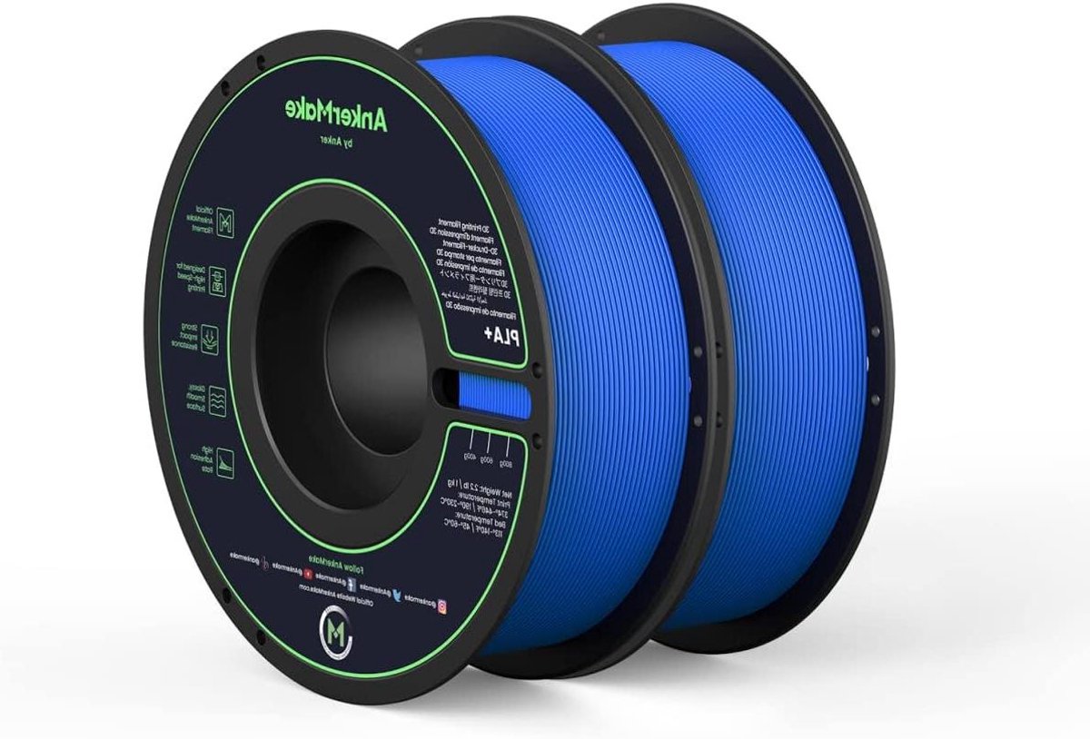 3D Print Filament - PLA Plus - Modellen Maken - Verbeterde Sterkte - 2000 Gram - Blauw