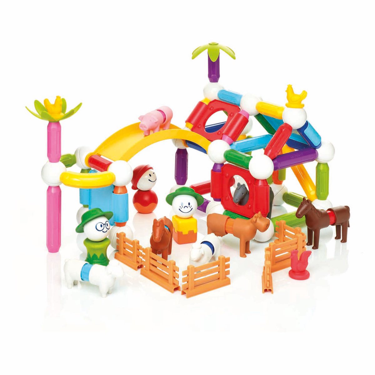 SmartMax Farm Set XXL magnetische boerderijbouwset thumbnail 2