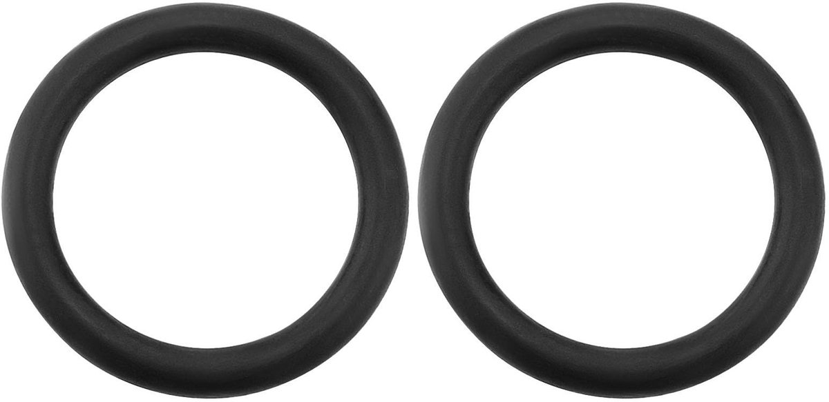 Allecto - Oliepan niveau-indicator - O-ring 2 stuks - Premium kwaliteit - Zwart - Motorolie Peilstok - Compatibel met modellen