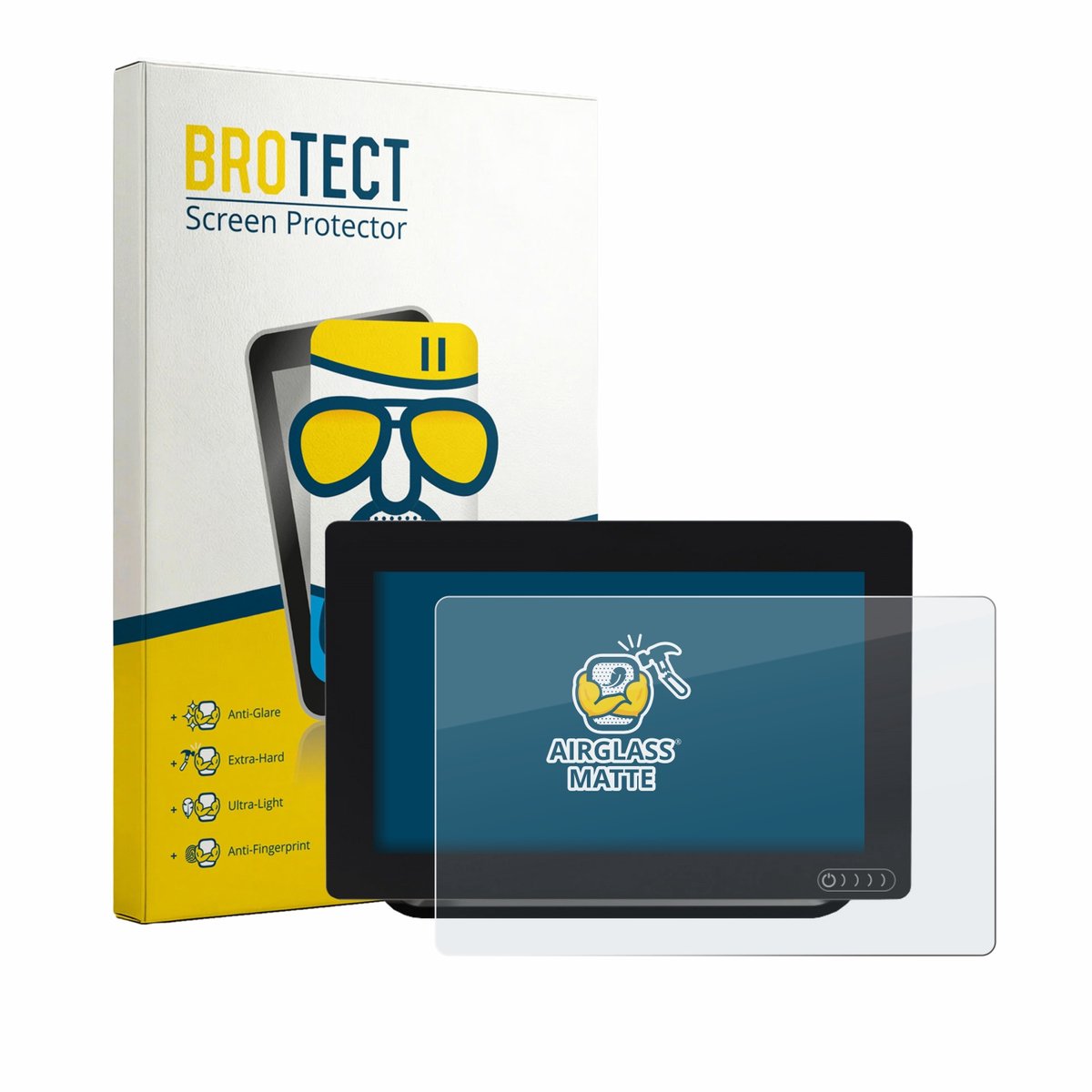 BROTECT - Screenprotector voor Raymarine Axiom+ 9 - Folie Beschermfolie Beschermglas matte