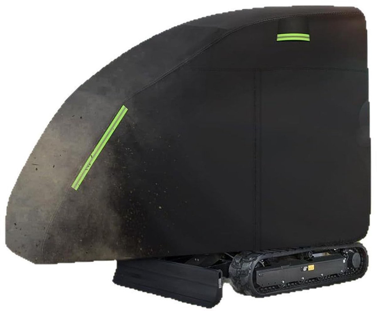 Allecto - Mini Excavator Cover - Waterdicht - Beschermend - 420D Oxford Stof - Ideaal voor kleine graafmachines - Bescherming tegen weersinvloeden ...