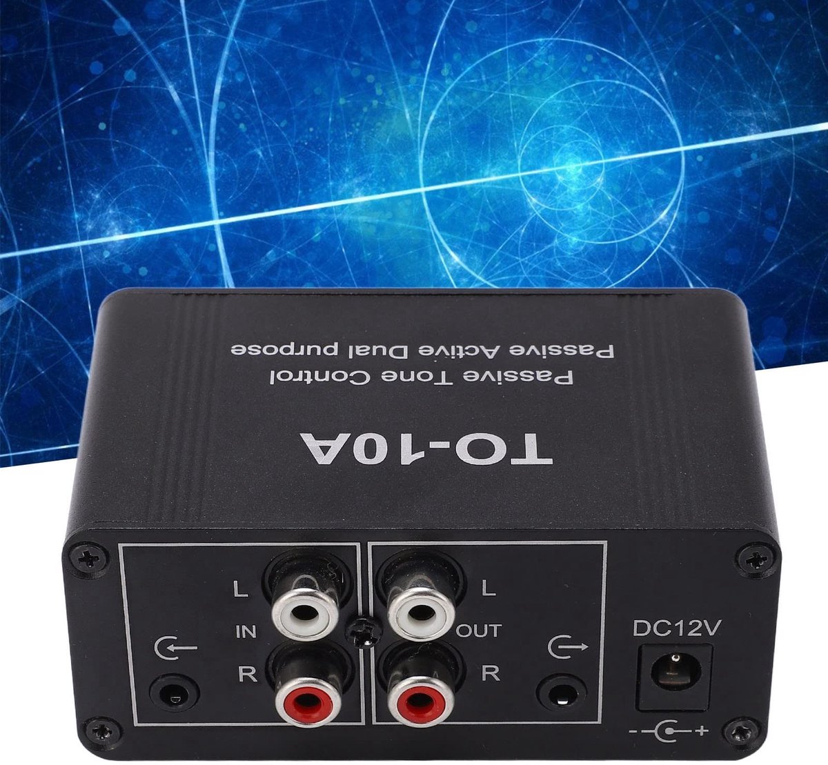 Allecto - Mini Stereo Audio Preamp - Perfect voor Volume en Geluidsregeling - Compacte Geluidsversterker - Ideaal voor Thuisgebruik - Hoge Kwalitei...