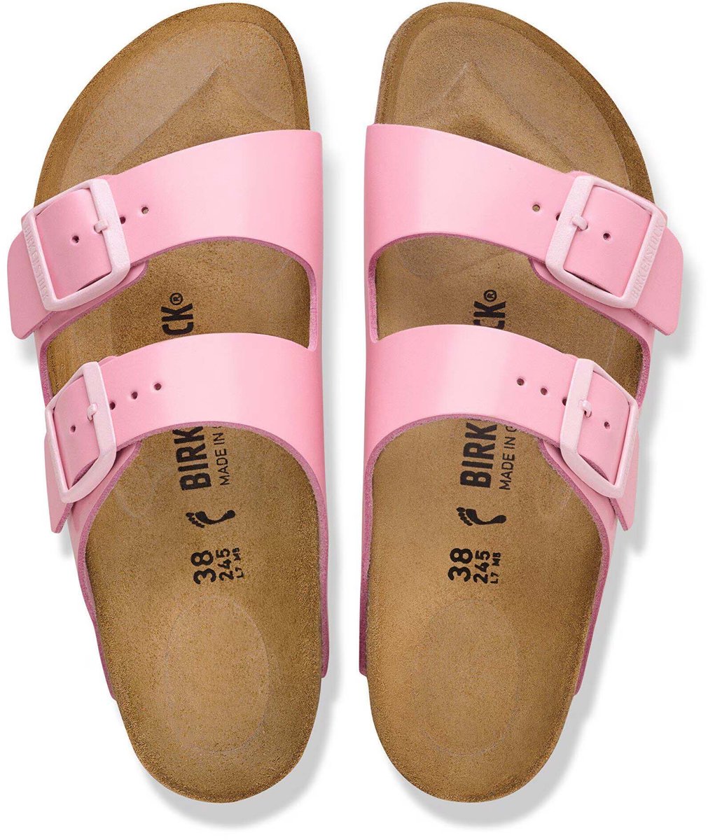 Birkenstock Arizona Natuurlijk Leer Lak Sandalen Fashion Wear Volwassen Roze