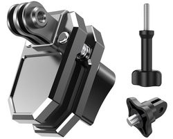 Camerahouders en motorfietshouders, Geschikt voor GoPro, Insta360 GO/Ultra/X3, DJI Osmo Action, Pocket 3 en telefoonclips met 1/4" schroefdraad, enz.
