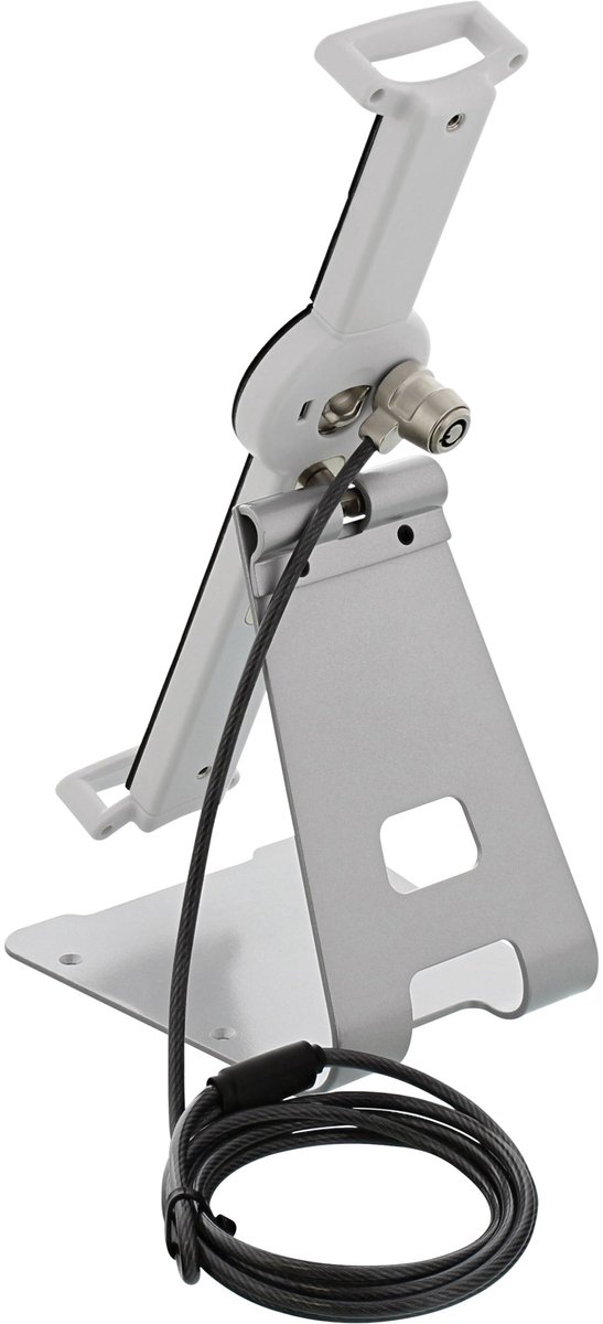 InLine tablet tafelstandaard met diefstalbeveiliging - 10 - 13 inch / grijs