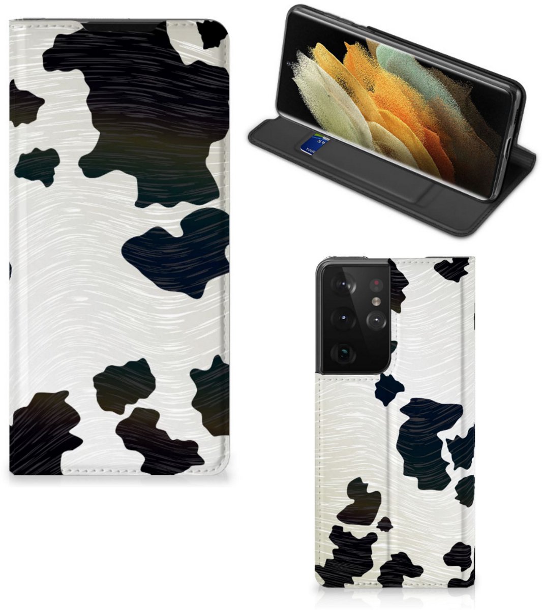 Samsung Galaxy S21 Ultra Hoesje maken Koeienvlekken