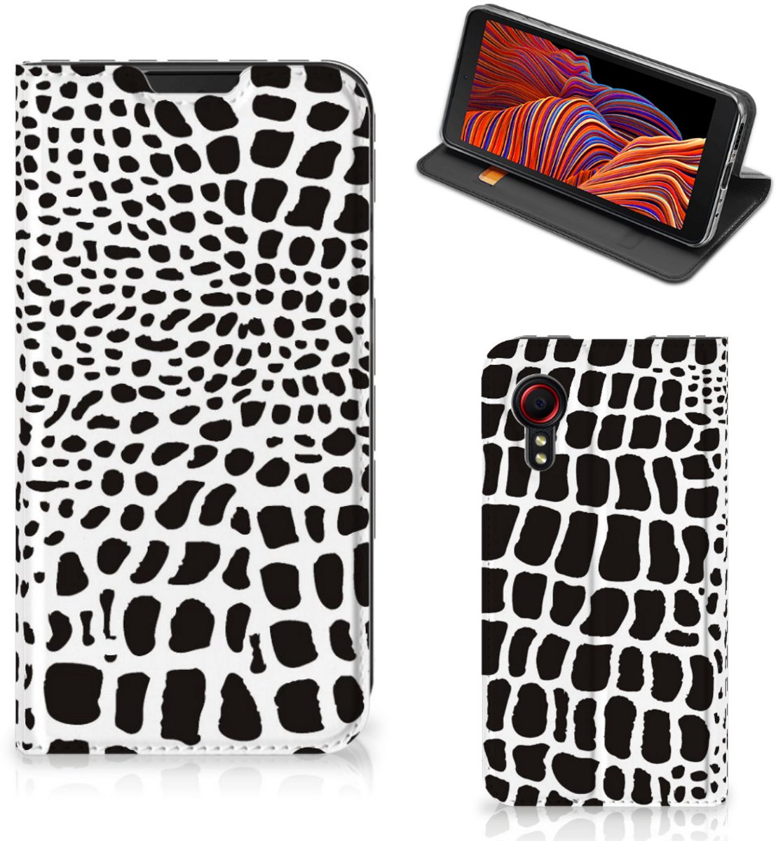 Samsung Galaxy Xcover 5 Hoesje maken Slangenprint