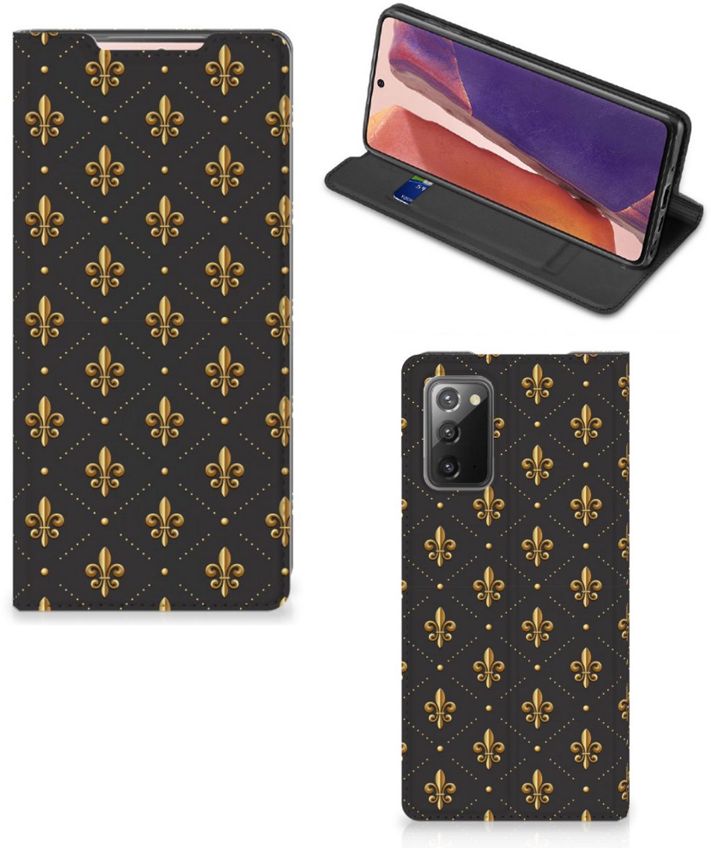 Samsung Galaxy Note20 Hoesje met Magneet Franse Lelie