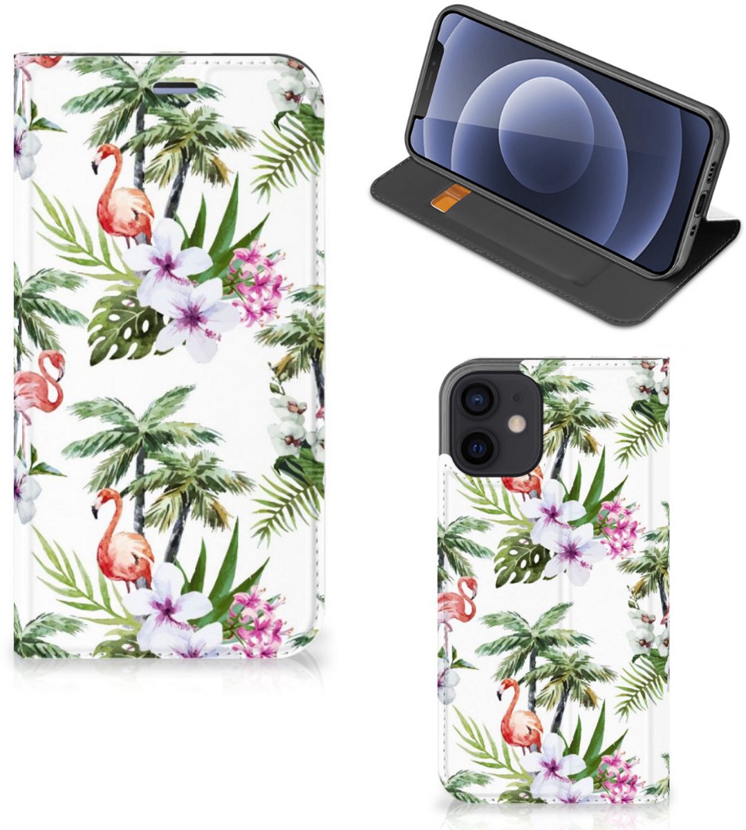iPhone 12 Mini Hoesje maken Flamingo Palms