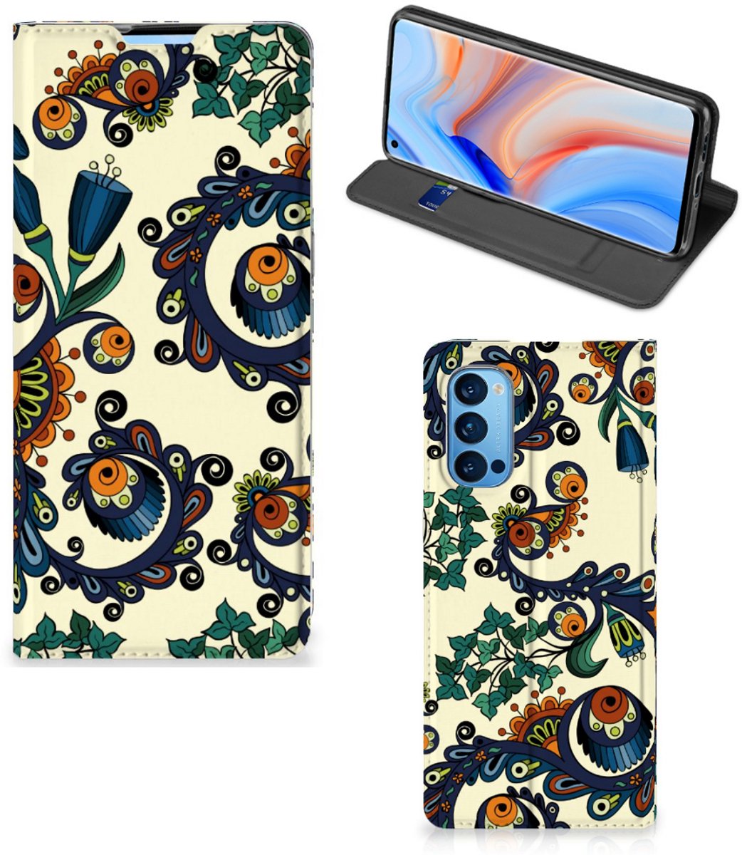 Telefoon Hoesje OPPO Reno4 Pro 5G Barok Flower