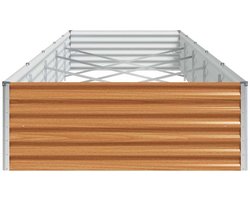 vidaXL - Verhoogde - plantenbak - Lichtbruin - 485 - x - 100 - x - 36 - cm