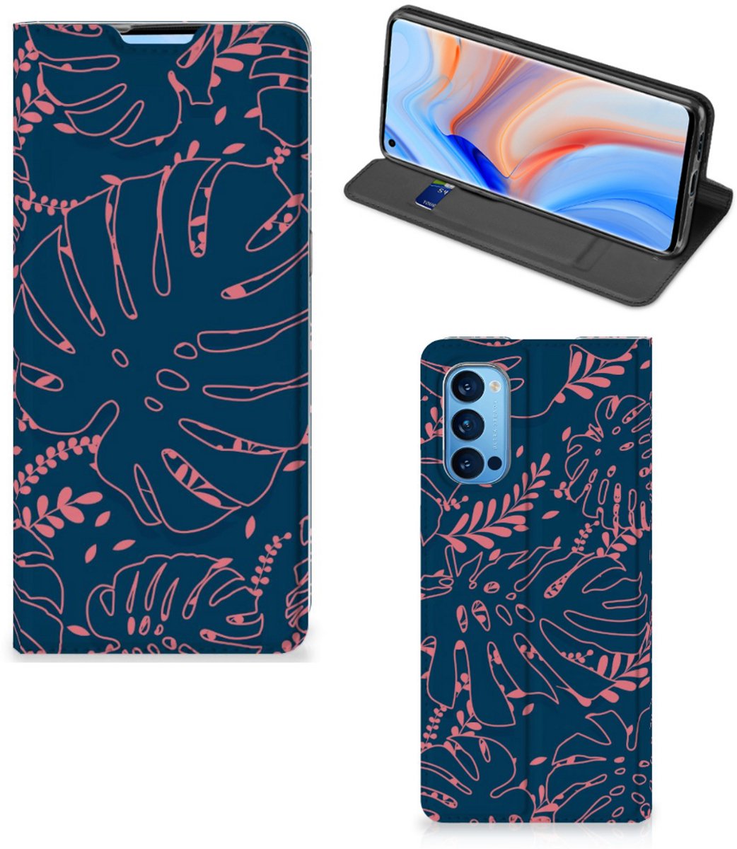 OPPO Reno4 Pro 5G Smart Cover Palm Leaves