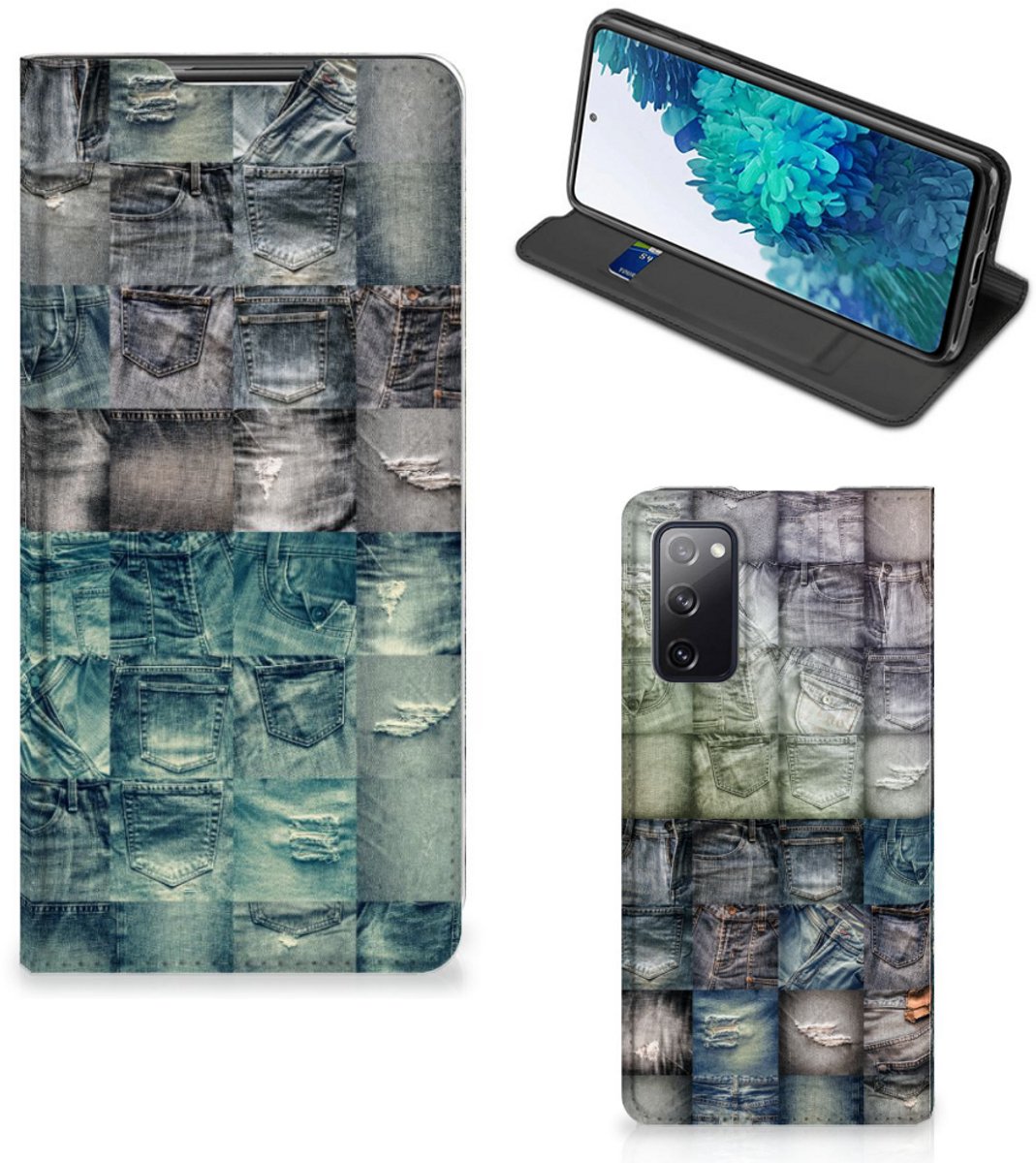 Hippe Standcase Samsung Galaxy S20 FE Spijkerbroeken