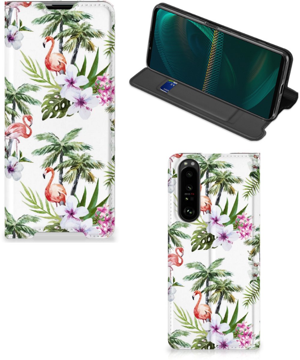 Sony Xperia 5 III Hoesje maken Flamingo Palms