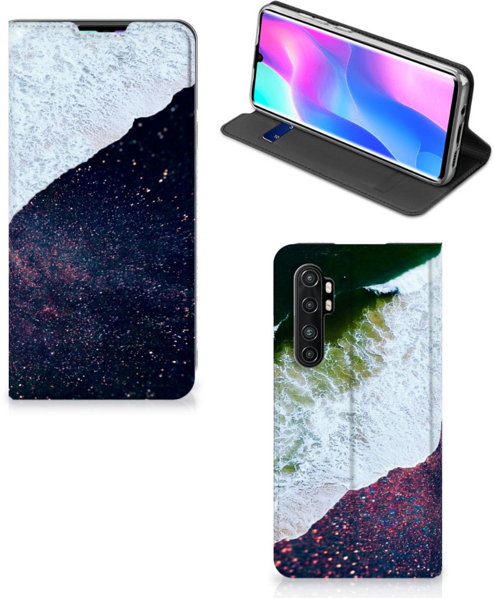 Xiaomi Mi Note 10 Lite Stand Case Sea in Space