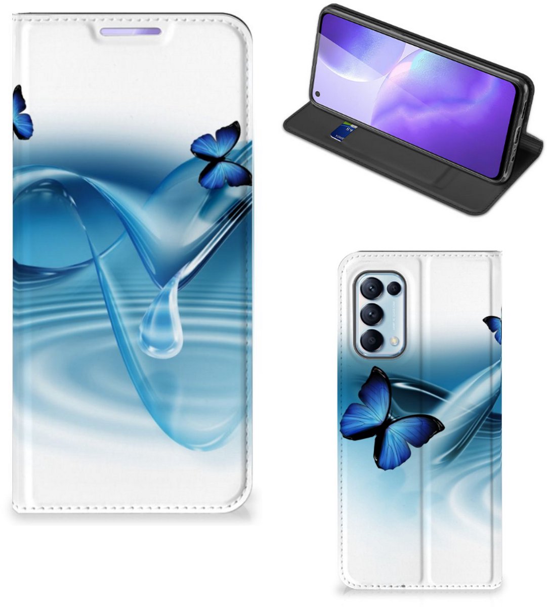 OPPO Find X3 Lite Hoesje maken Vlinders