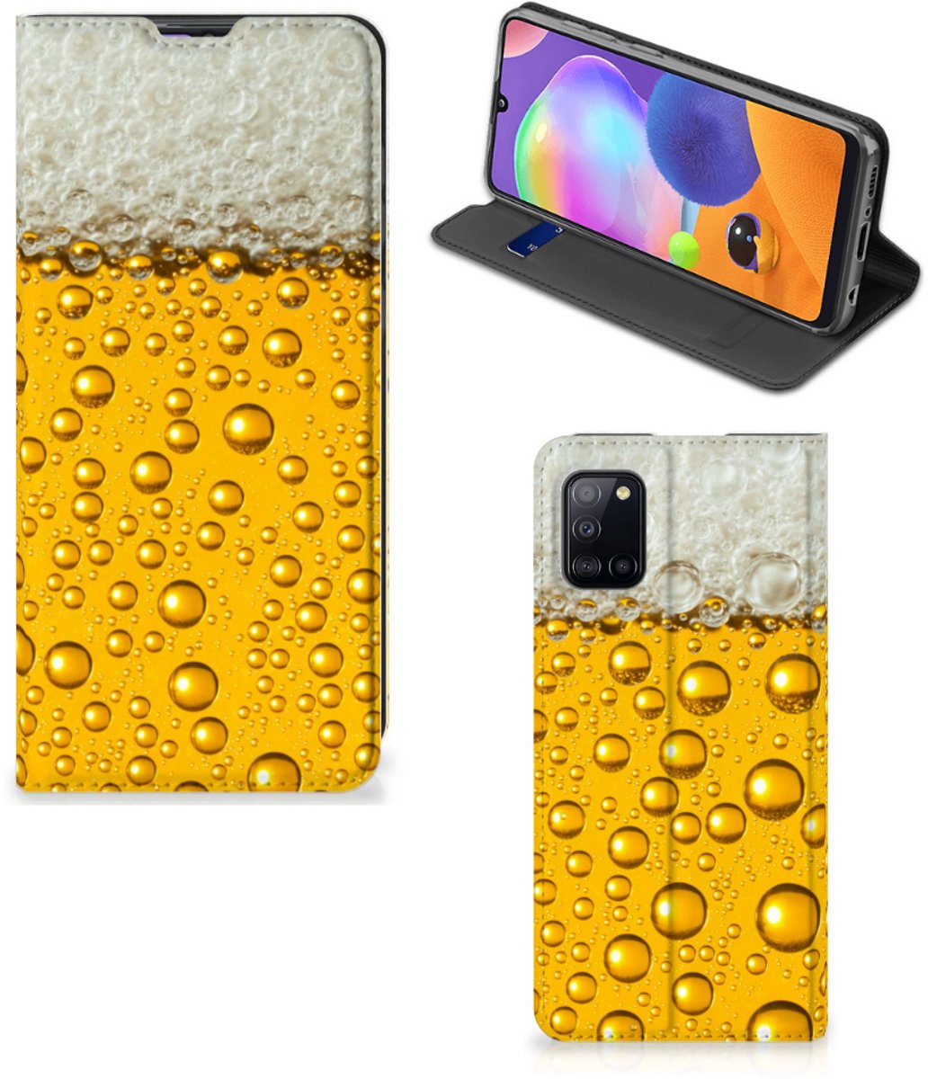 Samsung Galaxy A31 Flip Style Cover Bier