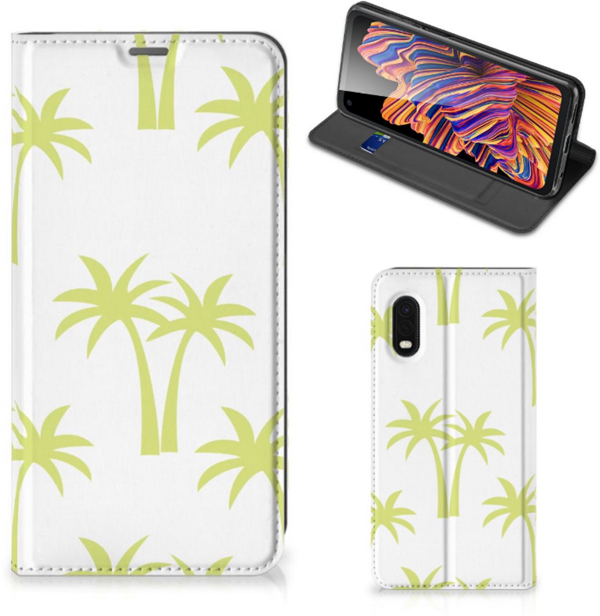 Samsung Xcover Pro Smart Cover Palmtrees
