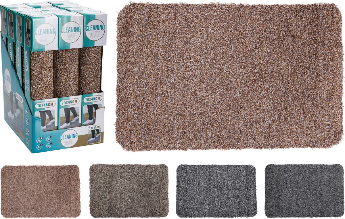 Schoonloopmat speelgoed educatief multicolor 70x45cm karton.