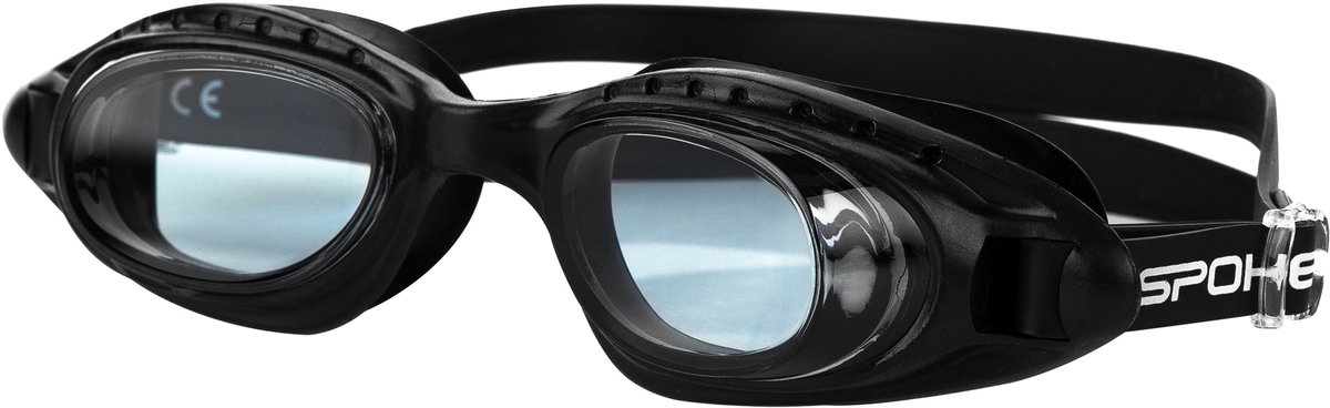 Spokey DOLPHIN Zwembril - Zwart - Junioren - Anti-Fog - UV-filter - Polycarbonaat - Siliconen afdichtingen
