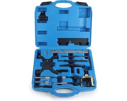 18-delige Motor Timing Riem Gereedschapset voor Camshaft Uitlijning en Afstelling, Geschikt voor Ford en Mazda 1.4 1.6 1.8 2.0 Di/TDCi/TDDi Eco-Boost 1.6 Ti-VCT 1.5/1.6 2.0 TDCi Bisenya