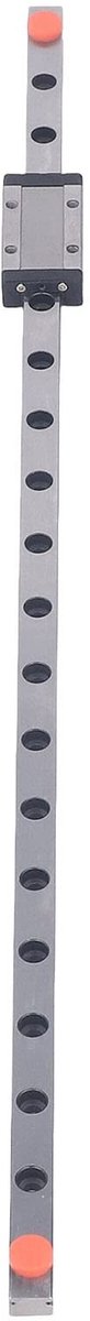 Dailygoods - Lineaire geleiderail - Micro Motion Slide - Eenvoudige montage - 400 mm - Nauwkeurig lagerstaal - Geschikt voor 3D-printer en CNC-machine