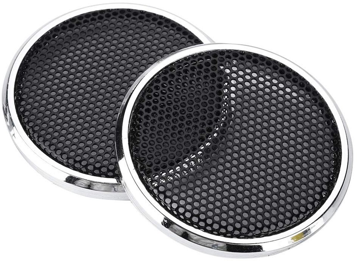 Dailygoods - Loudspeaker Protection - Speaker Grills - Sterke bescherming - Zwart - Decoratieve grills - Bescherming voor luidsprekers - Geschikt voor