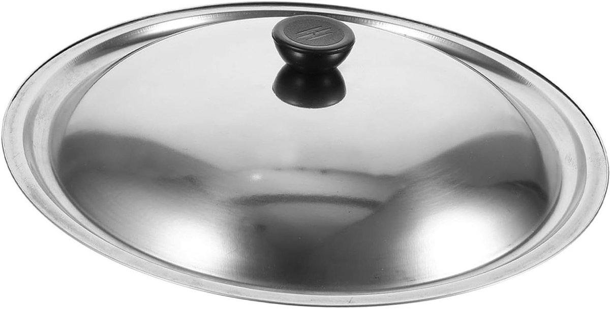 RVS Deksel - Pannen Deksel - Koken en Bakken - Universeel Ontwerp - 32 cm - Zilver