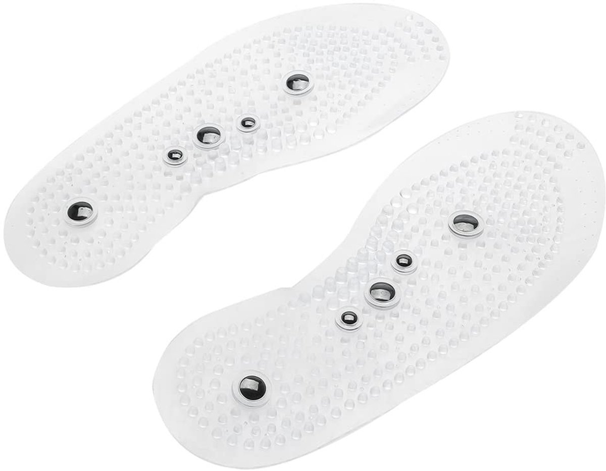 Jhubersproducts - Inlegzolen - Massage-inzetstukken - Vermoeidheid verlichten - Groot formaat - Plantaire fasciitis - Pijnverlichting - Geschikt voor