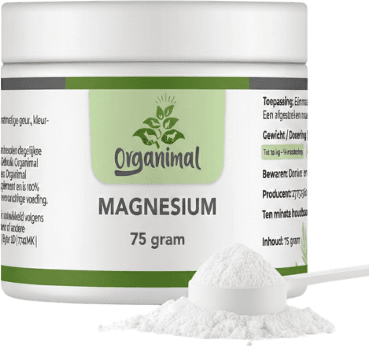 Organimal Magnesium - Honden & Katten