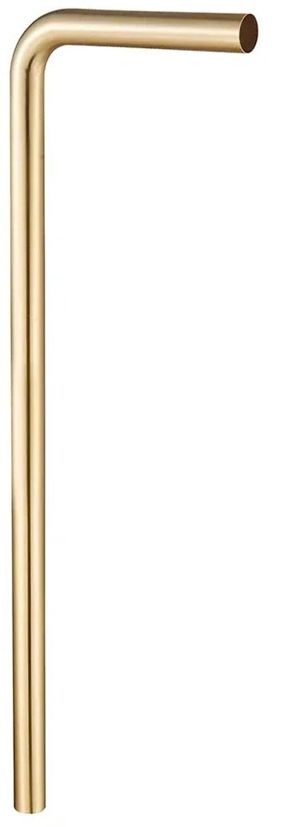 DutchLine - Luxe vloerbuis 32mm – Geborsteld messing Goud