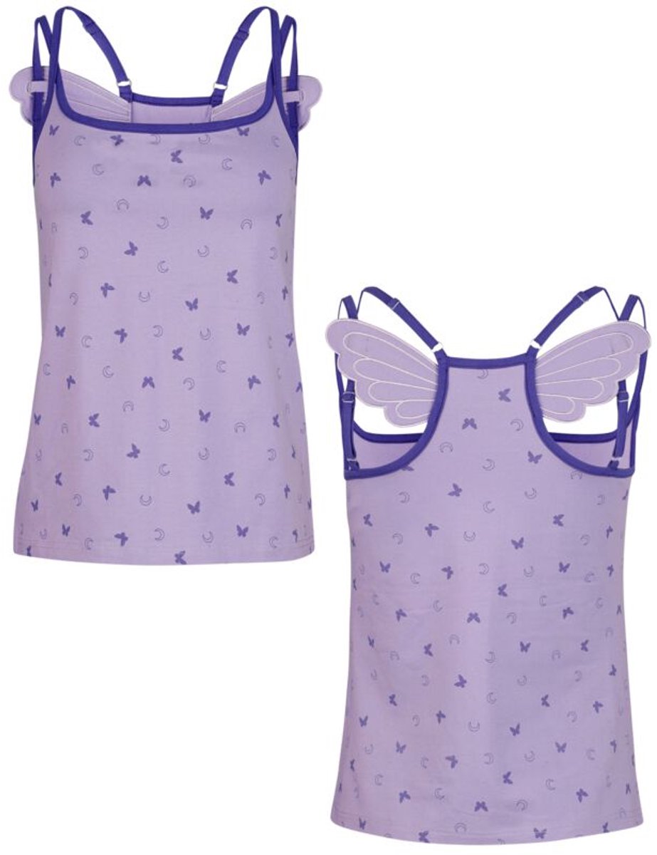 Full Volume lila top met all-over print - Dames - XL