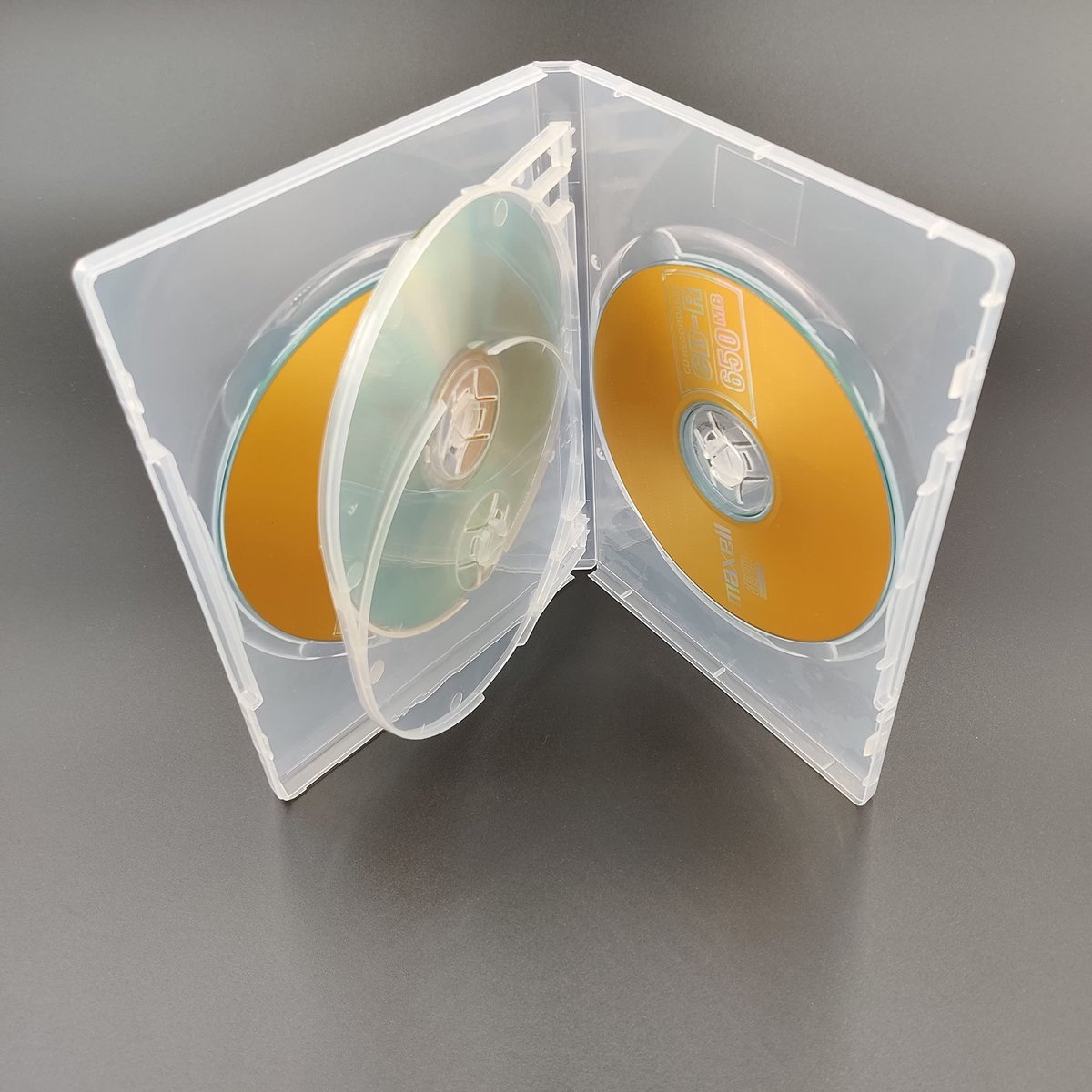 Panmer 4 Way DVD Case - Super Clear 27mm Spine - Voor 4 DVDs