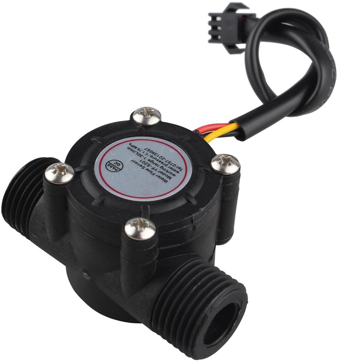 YF-S201 Water Flow Halometer - 1-30 L/Min Water Control Sensor