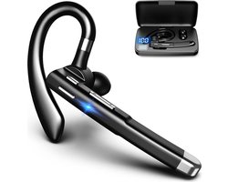 Draadloze Bluetooth-headset voor mobiele telefoons, V5.1, voorzien van een CVC 8.0-microfoon met ruisonderdrukking, geschikt voor gebruik in de auto, op kantoor of in het werk, compatibel met iPhone- en Android-systemen.