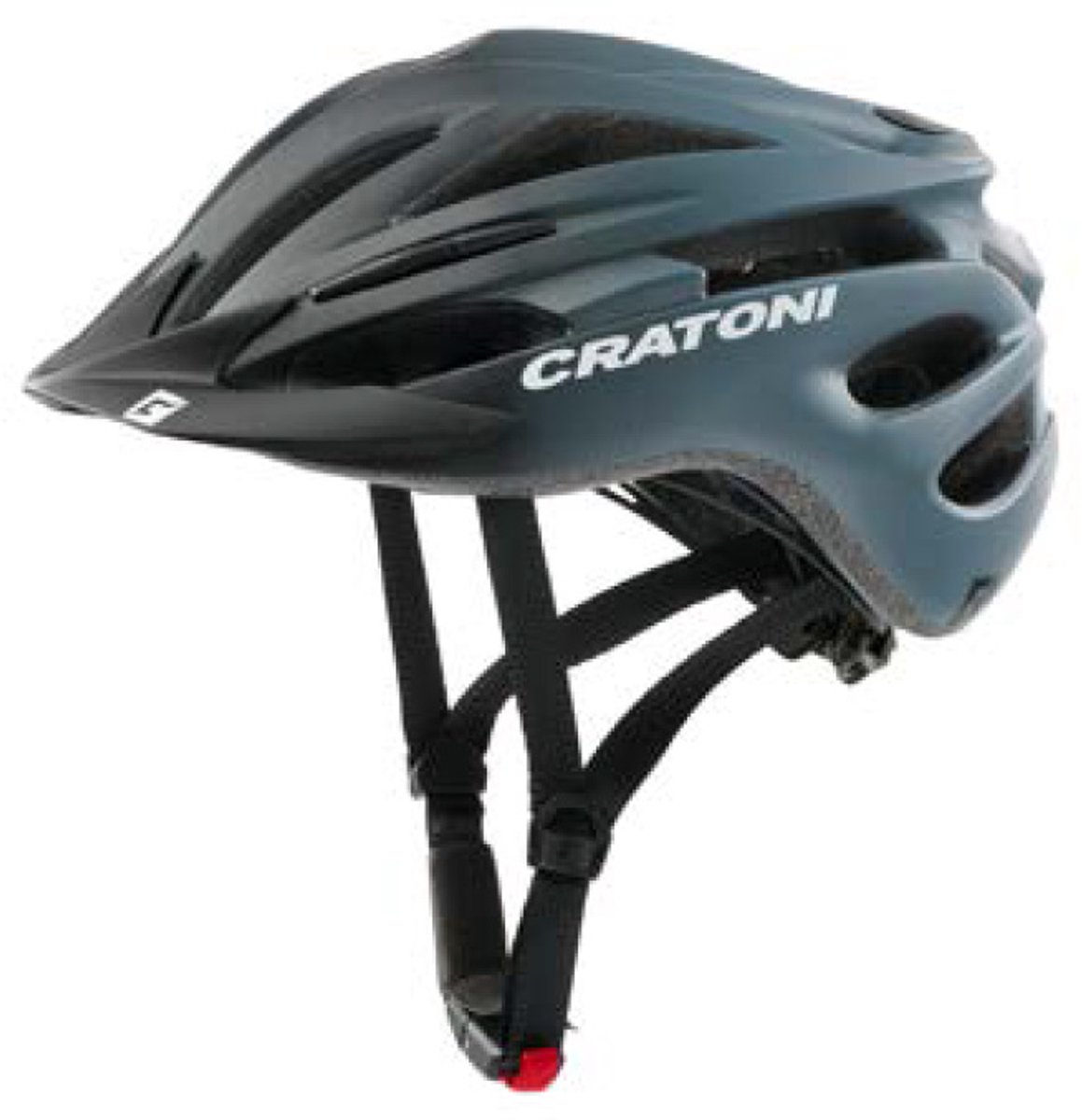 Kinderhelm Cratoni Pacer Jr. Zwart/grijs Mat - S/m (54-58cm) - XS-S (50-55 cm)
