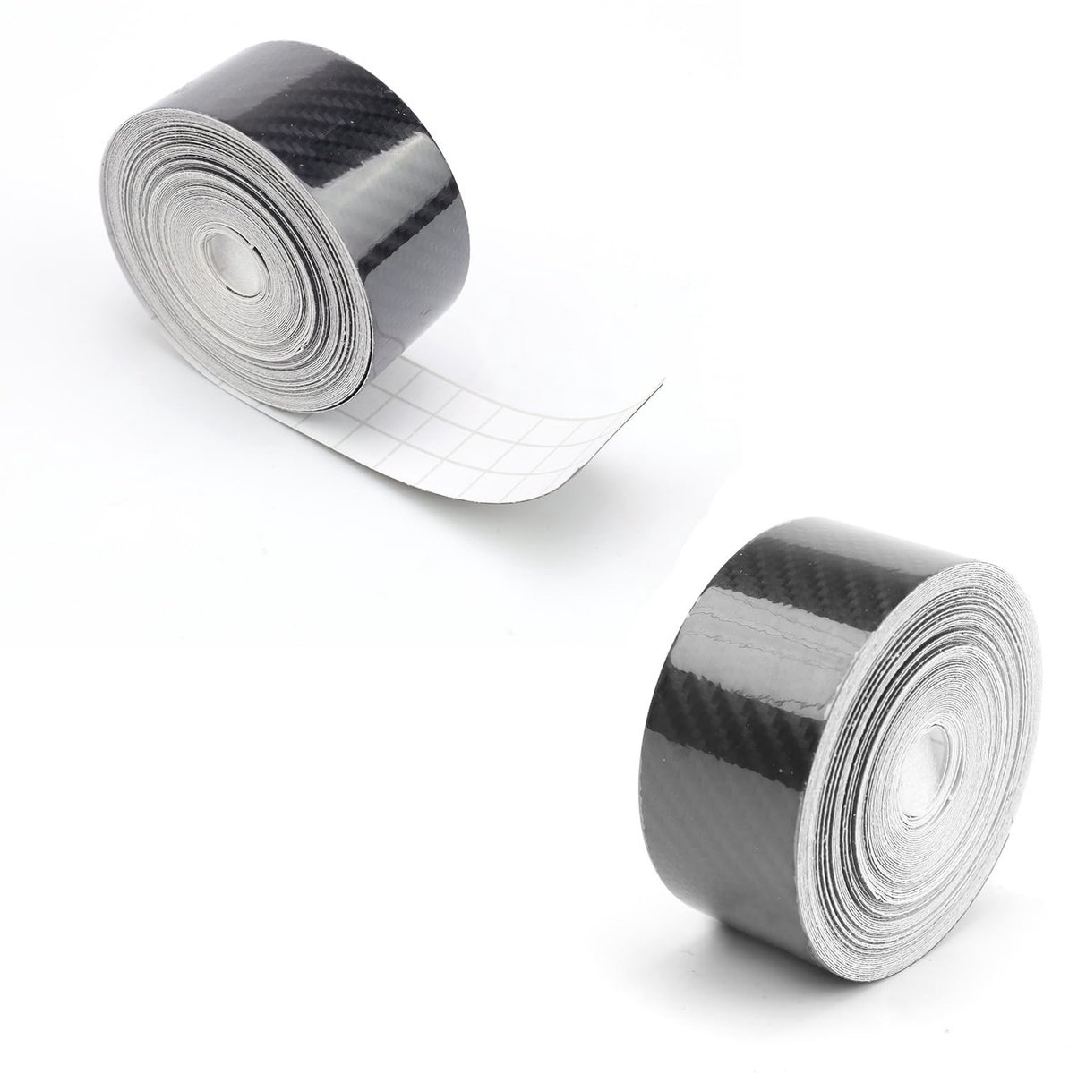 NTHProducts - 5D Adhesive Film - Zelfklevende Car Wrap - Waterproof en UV-bestendig - Zwart Mat - Carbon Fibre Folie - Geschikt voor Auto's, Computers ...