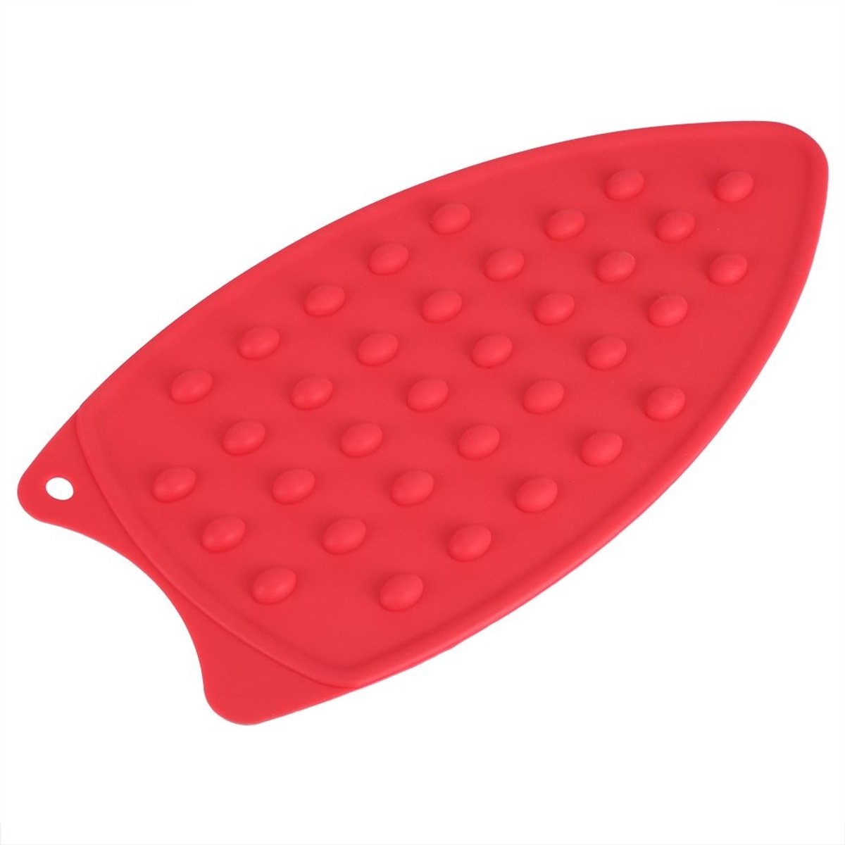 Byshayne - Silicone Onderlegger - Hittebestendig - Rood - Niet-slip - Ideaal voor Strijkijzer - Bescherming voor Tafel - 27 x 14 cm