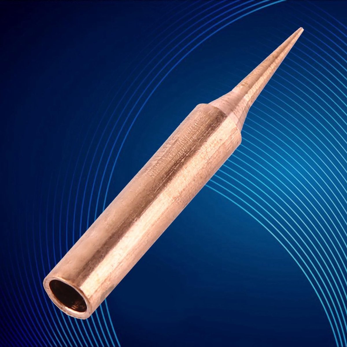 Byshayne - 10pcs Soldering Tip - Pure Copper - Super scherp - Zwart - Voor Soldering Iron - Geschikt voor diverse soldeerstations