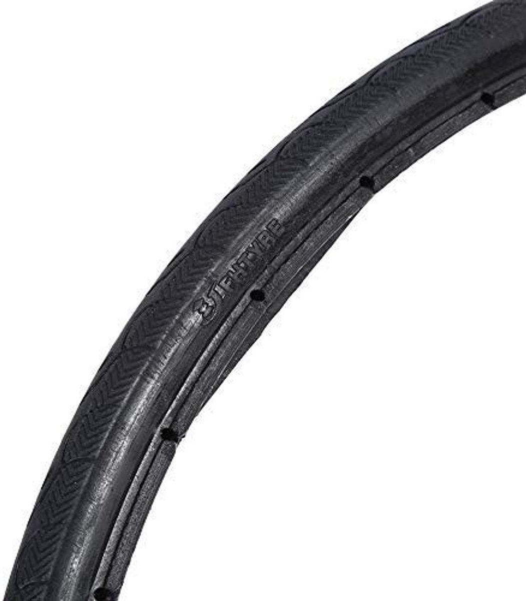 Allecto - Solid Tires - Fietstires - Duurzaam en betrouwbaar - 700c - Onderhoudsvriendelijk - Geschikt voor racefietsen - Zwart