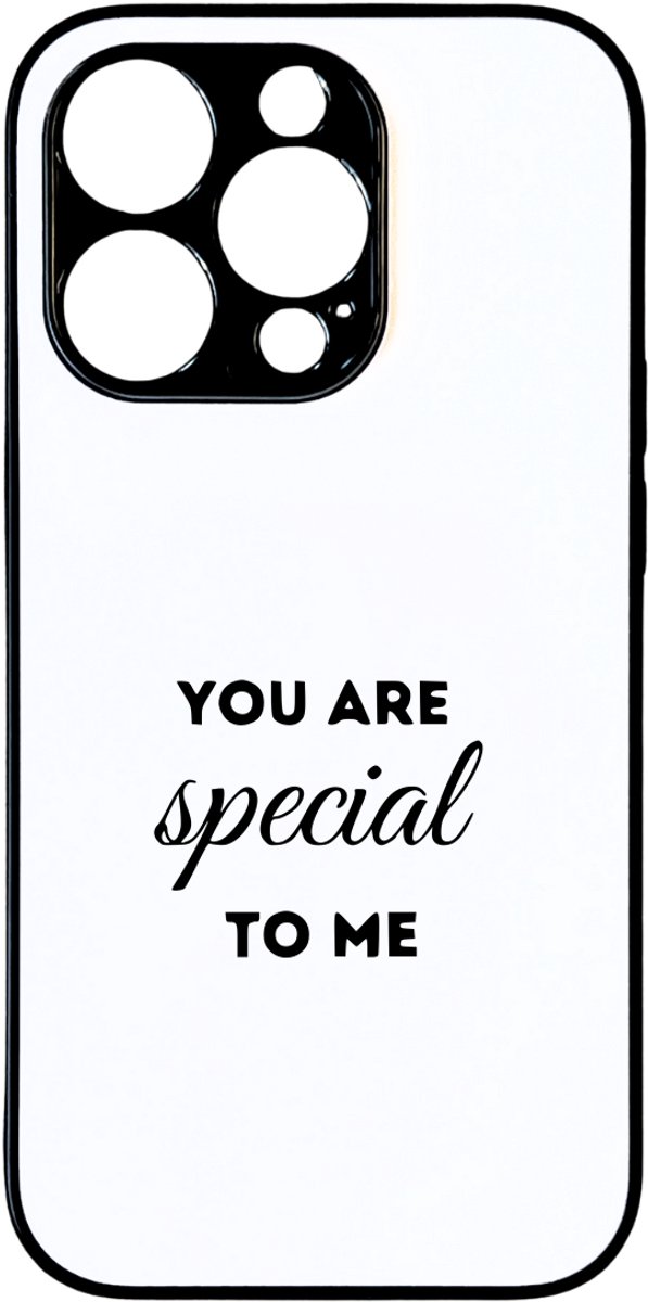 Hacebo® - Jij bent speciaal voor mij telefoonhoesje - Liefde - Familie vrienden - telefoonhoesjes - Cadeau - hoesje geschikt voor iPhone 14 Pro