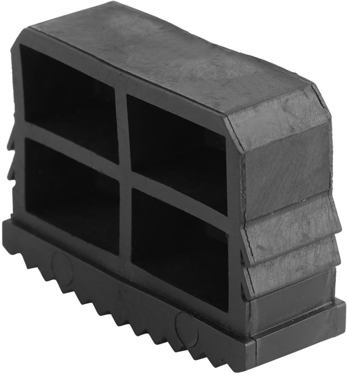 Shopcentral - Ladder Voet - Rubber Pads - Veilig en Duurzaam - Zwart - Vervangingskit - Antislip - Geschikt voor Aluminium Steigers